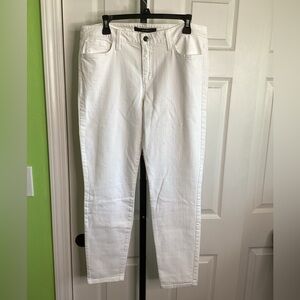 Joe’s White Skinny Ankle Jeans, size 32